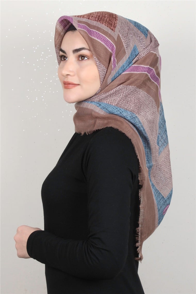 Pamuklu Trend Eşarp 9925-11 Vizon