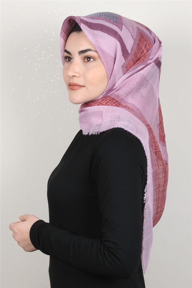 Pamuklu Trend Eşarp 9925-3 Pudra