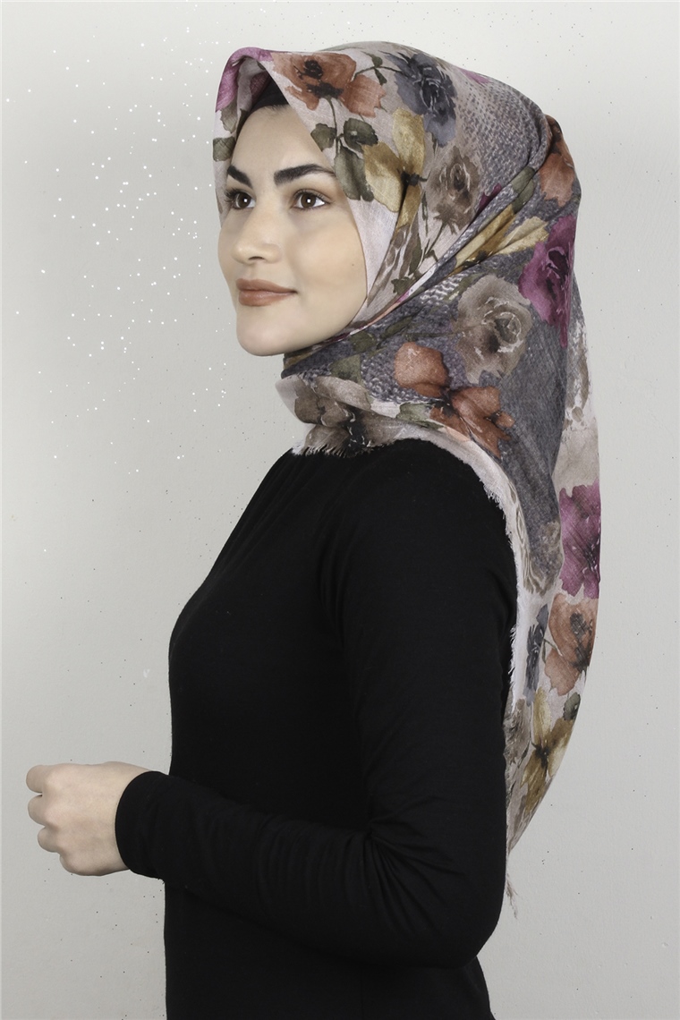 Pamuklu Trend Eşarp 9926-1 Vizon