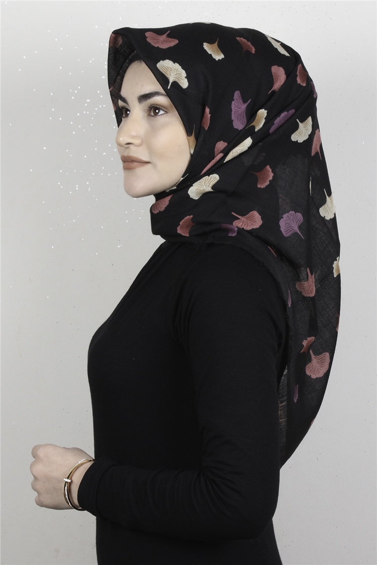 Pamuklu Trend Eşarp 9927-1 Siyah