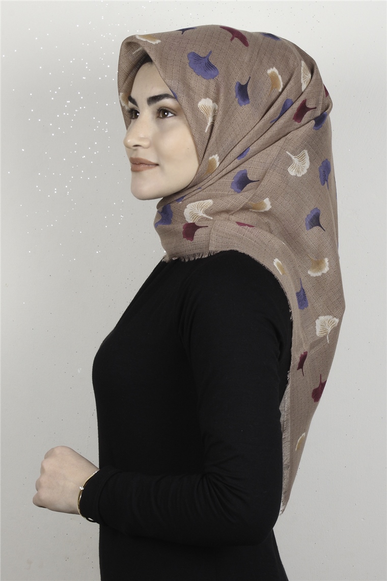 Pamuklu Trend Eşarp 9927-10 Sütlü Kahve