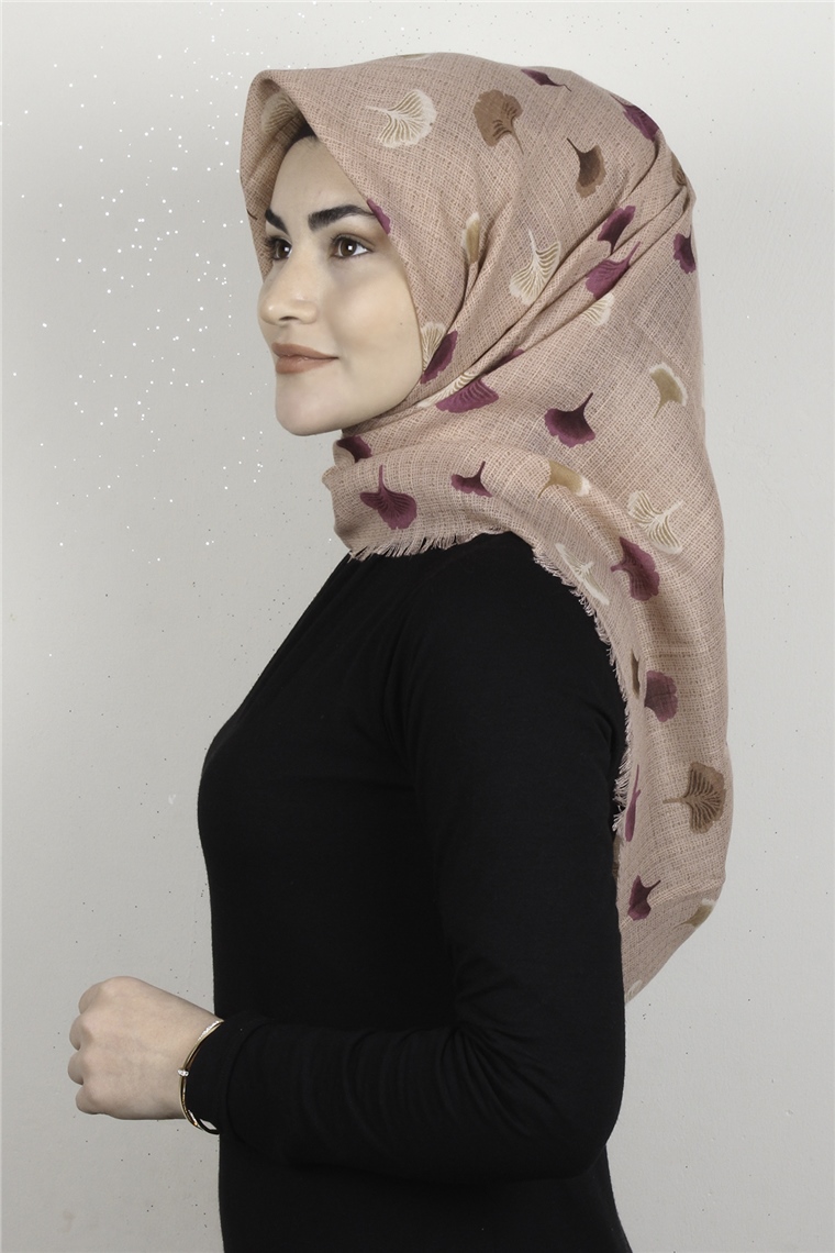 Pamuklu Trend Eşarp 9927-6 Somon