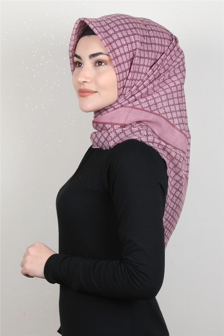 Pamuklu Trend Eşarp 9928-13 Pudra