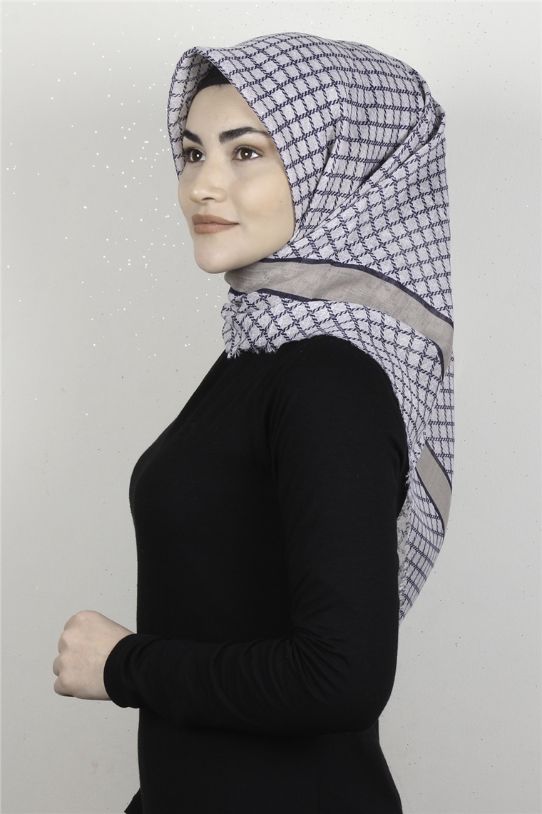 Pamuklu Trend Eşarp 9928-14 Taş