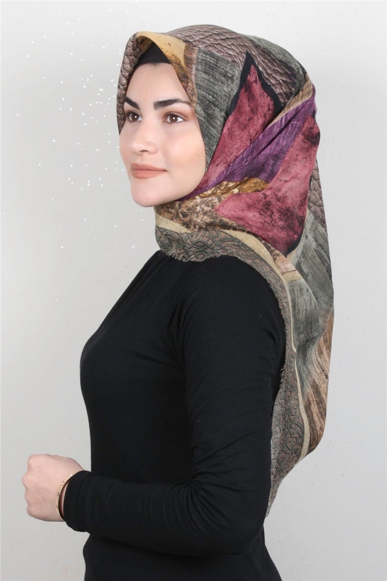 Pamuklu Trend Eşarp 9929-3 Çağla Yeşili