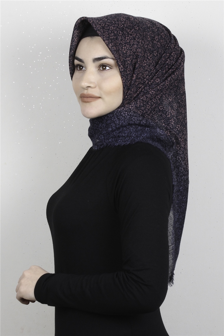 Pamuklu Trend Eşarp 9930-15 Lacivert