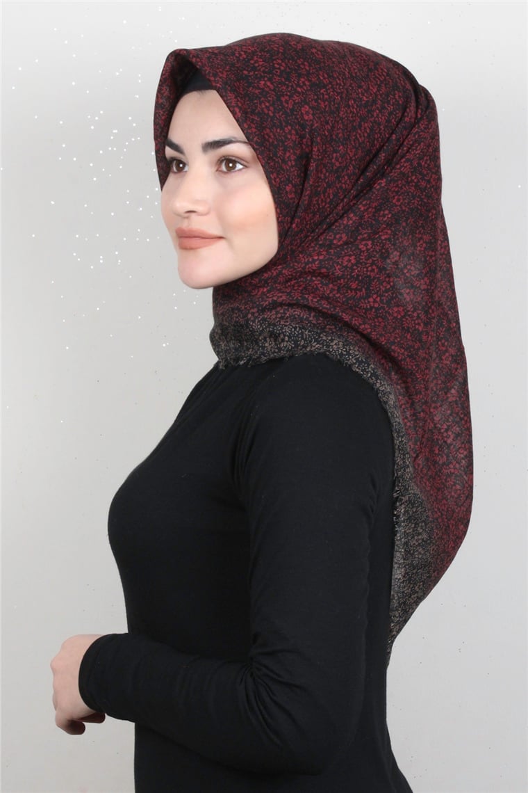 Pamuklu Trend Eşarp 9930-4 Bordo