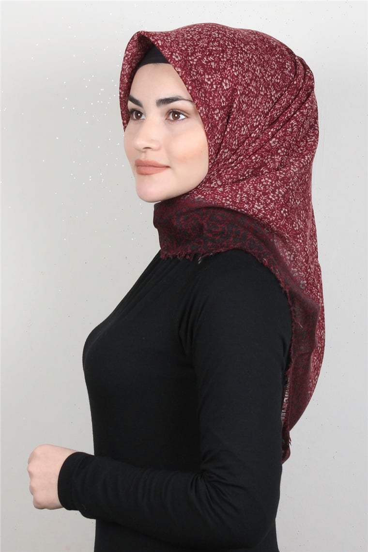 Pamuklu Trend Eşarp 9930-6 Bordo