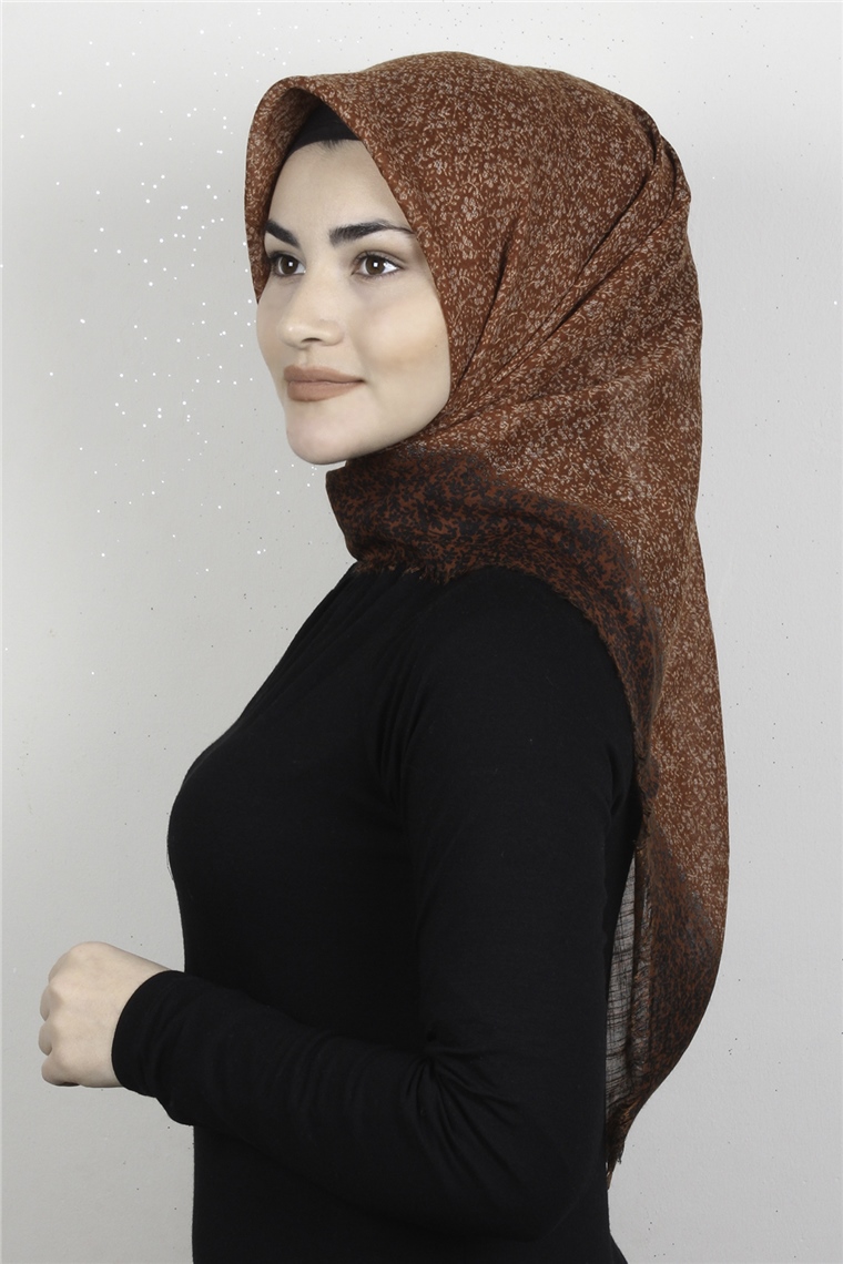 Pamuklu Trend Eşarp 9930-7 Kiremit