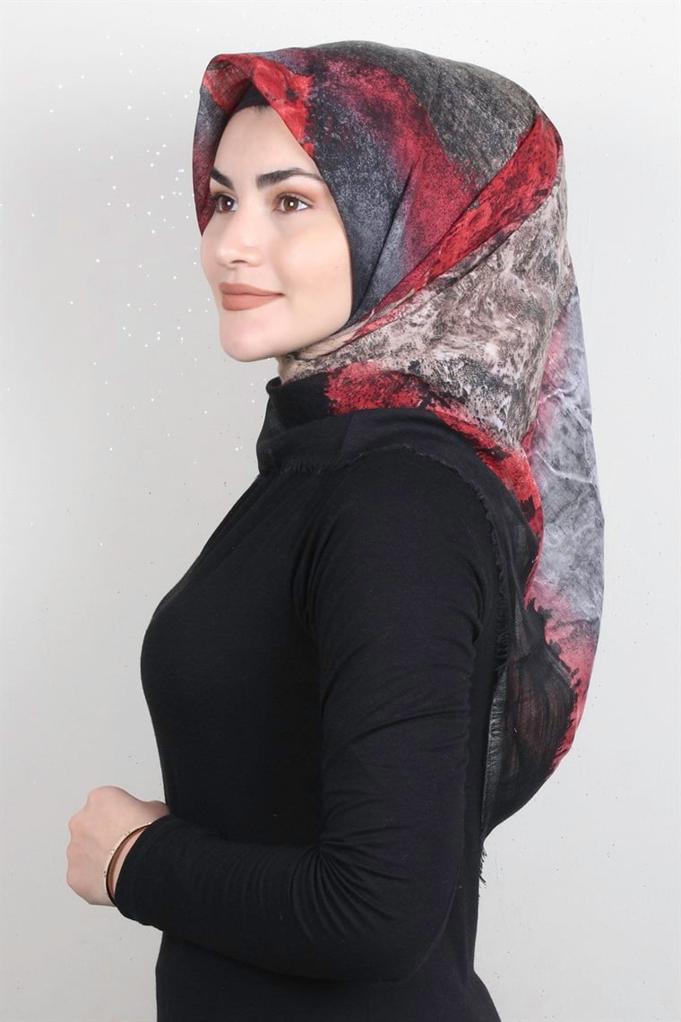 Pamuklu Trend Eşarp 9933-9 Siyah