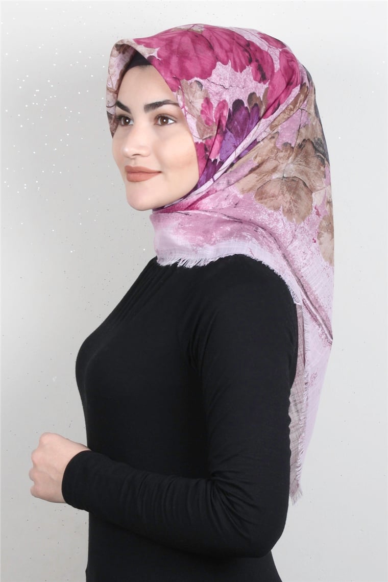 Pamuklu Trend Eşarp 9934-6 Pembe