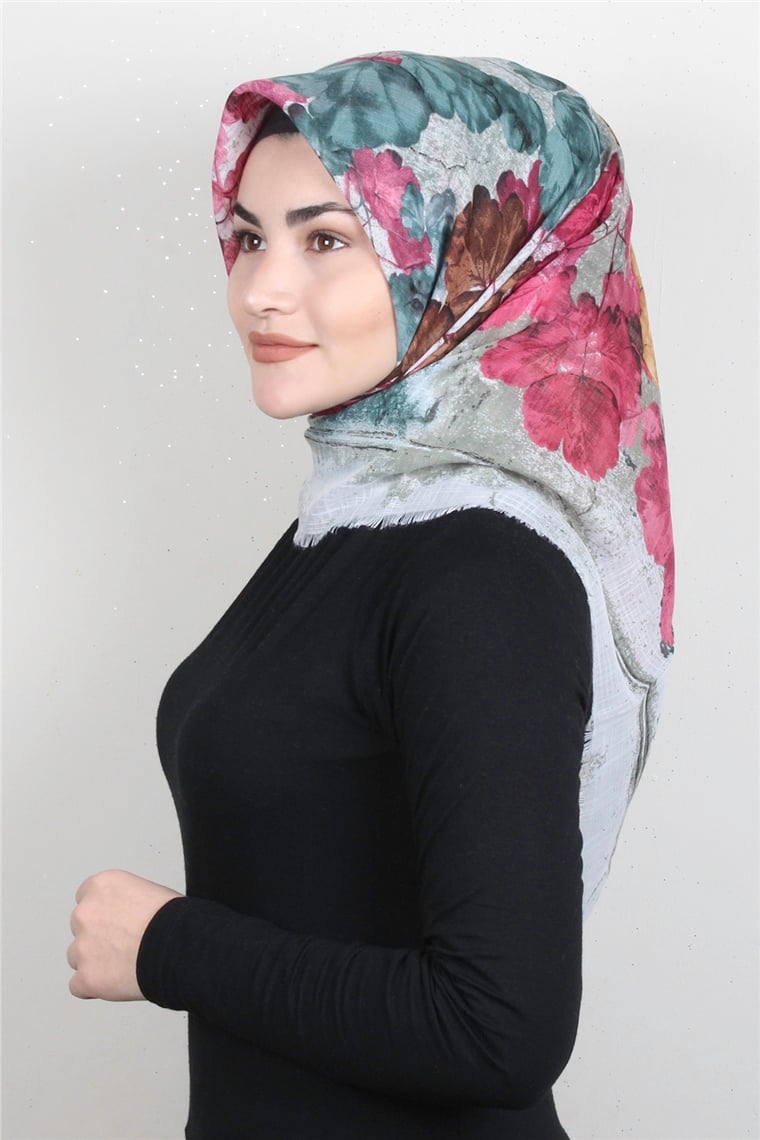 Pamuklu Trend Eşarp 9934-9 Mint Yeşili