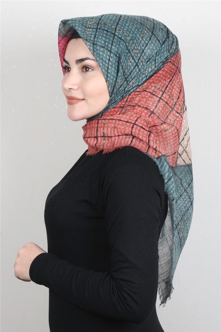Pamuklu Trend Eşarp 9935-14 Yeşil