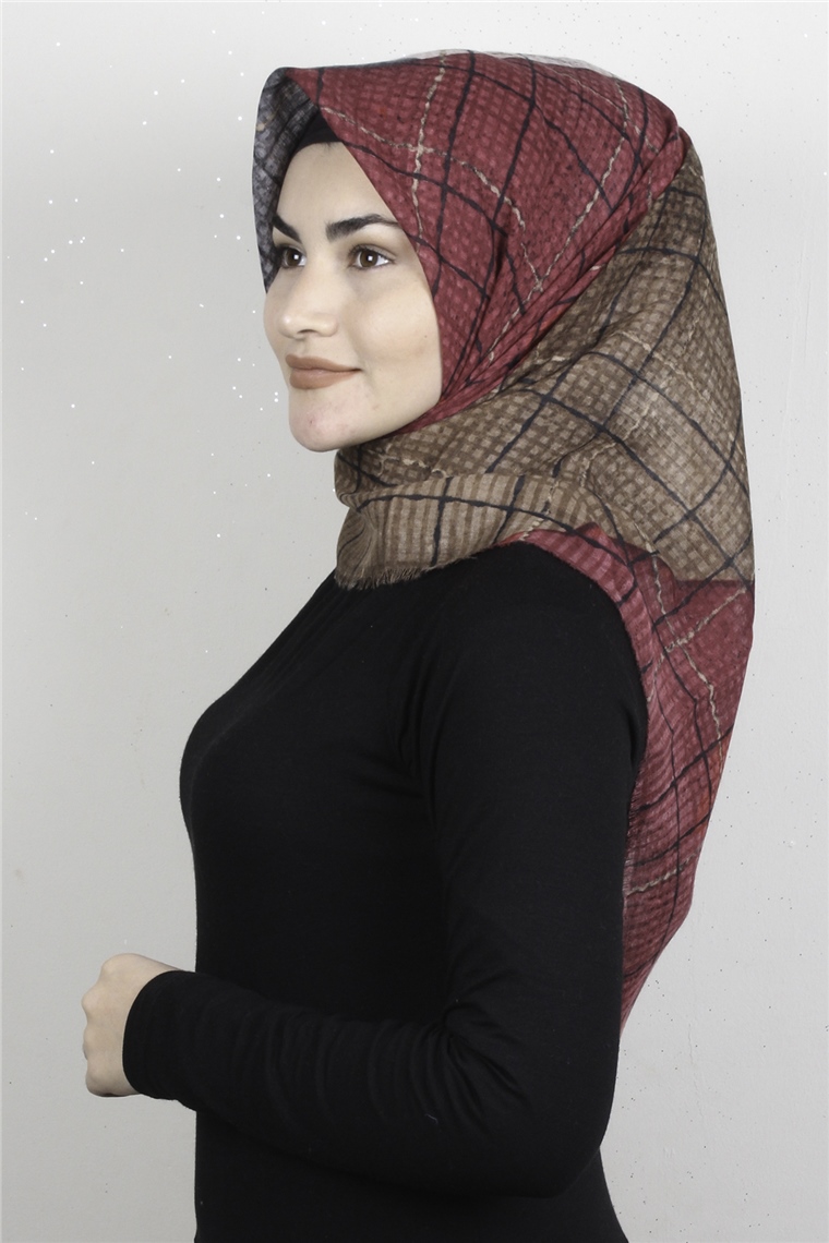 Pamuklu Trend Eşarp 9935-9 Pembe