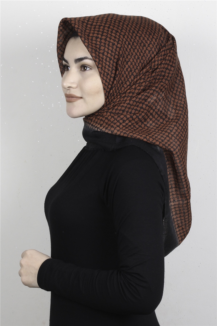Pamuklu Trend Eşarp 9936-1 Kiremit