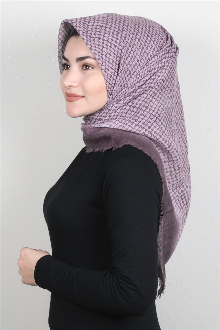 Pamuklu Trend Eşarp 9936-2 Lila