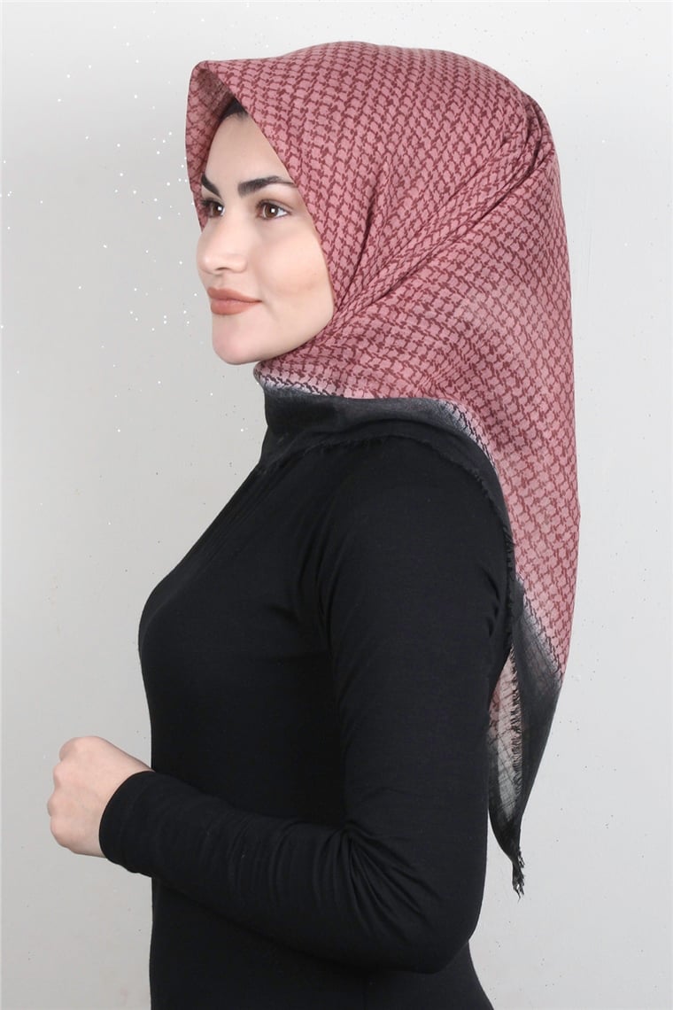 Pamuklu Trend Eşarp 9936-8 Pudra