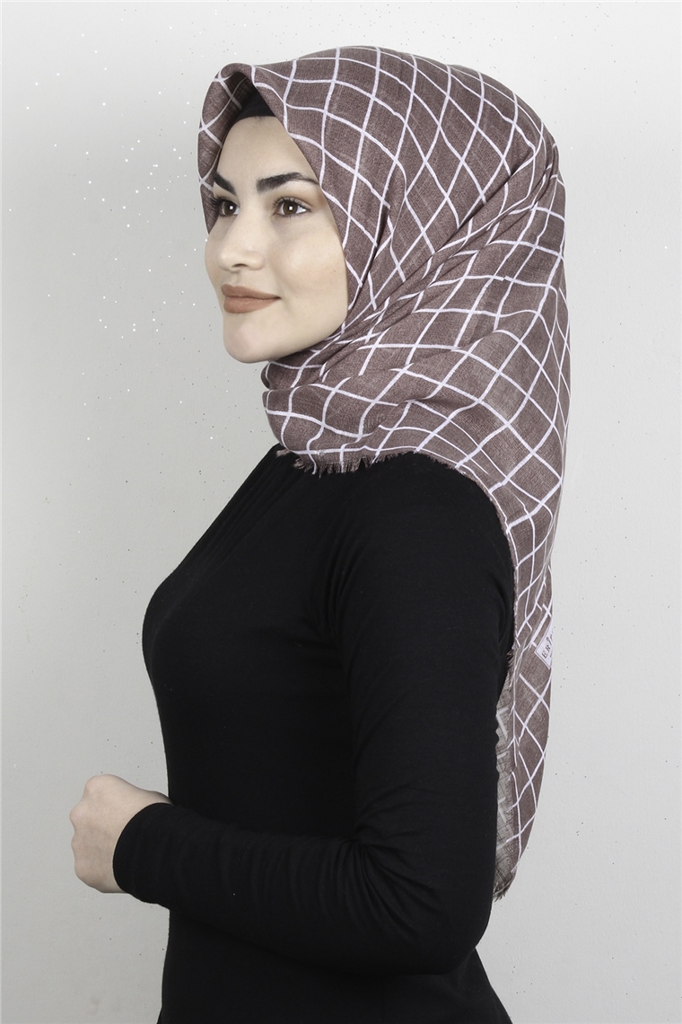 Pamuklu Trend Eşarp 9938-11 Gül Kurusu 