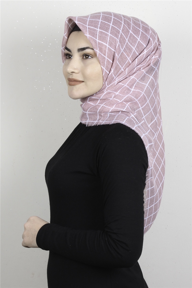 Pamuklu Trend Eşarp 9938-14 Pembe