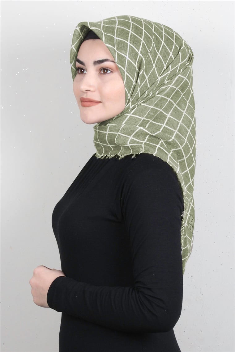 Pamuklu Trend Eşarp 9938-15 Yeşil