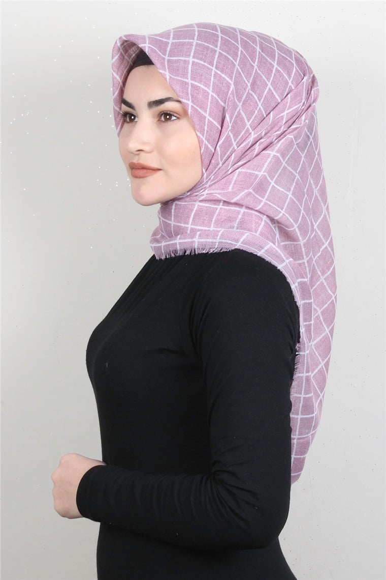 Pamuklu Trend Eşarp 9938-17 Pembe 