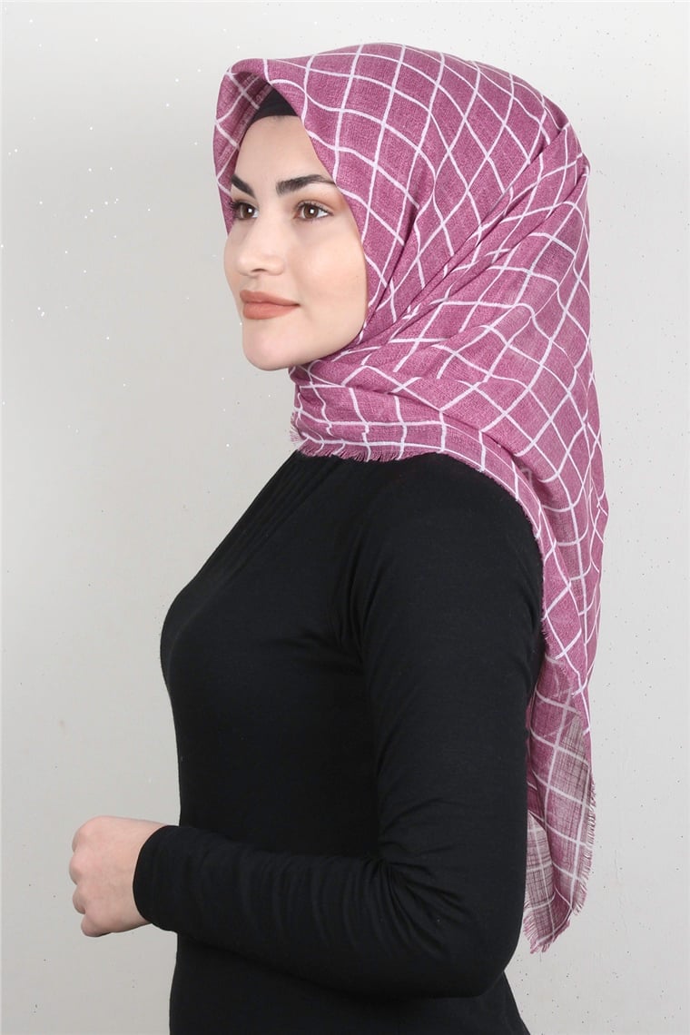 Pamuklu Trend Eşarp 9938-25 Pembe 