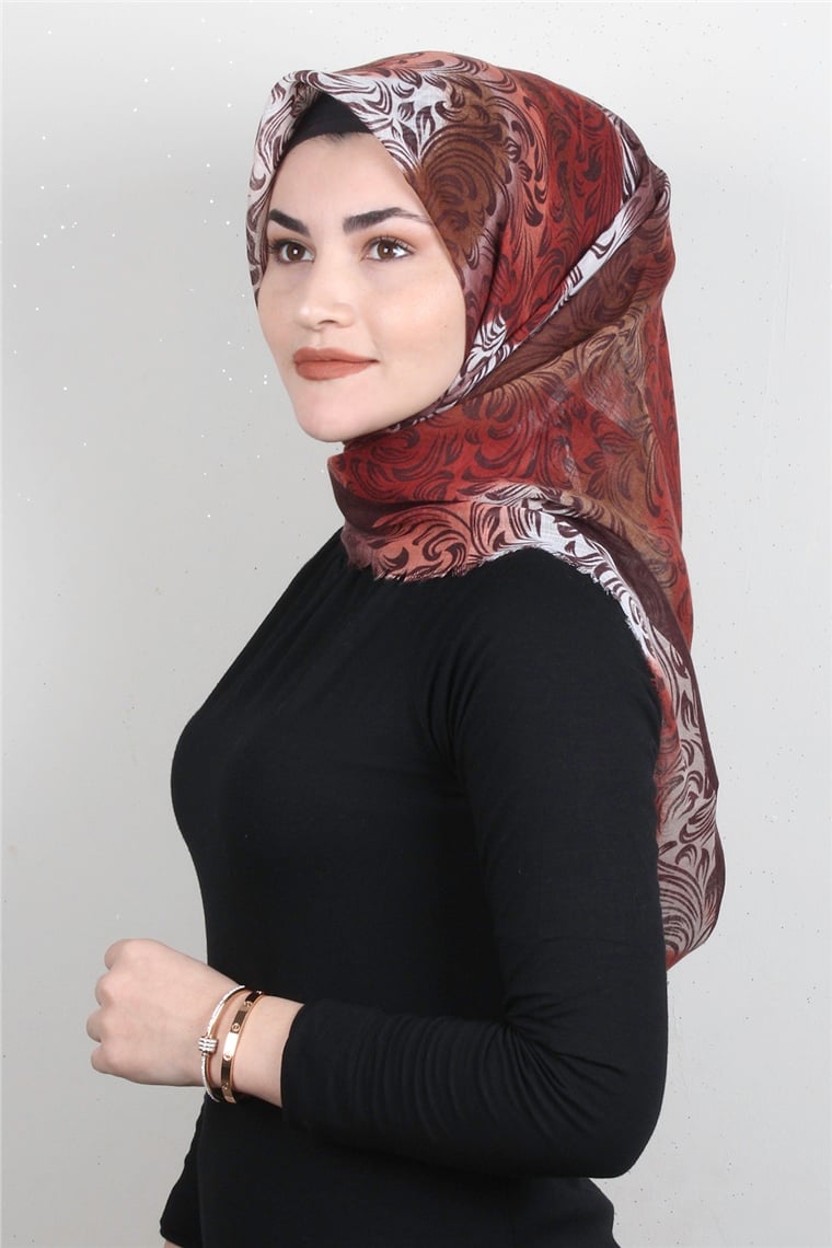 Pamuklu Trend Eşarp 9940-10 Lila