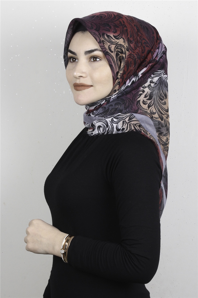 Pamuklu Trend Eşarp 9940-11 Taş