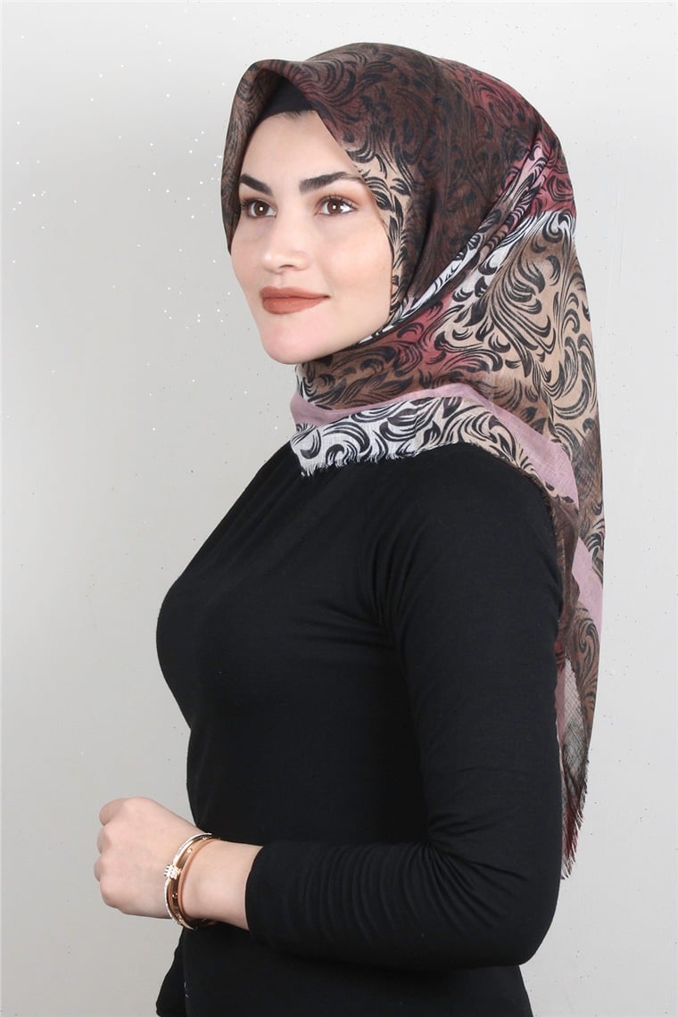 Pamuklu Trend Eşarp 9940-13 Mavi