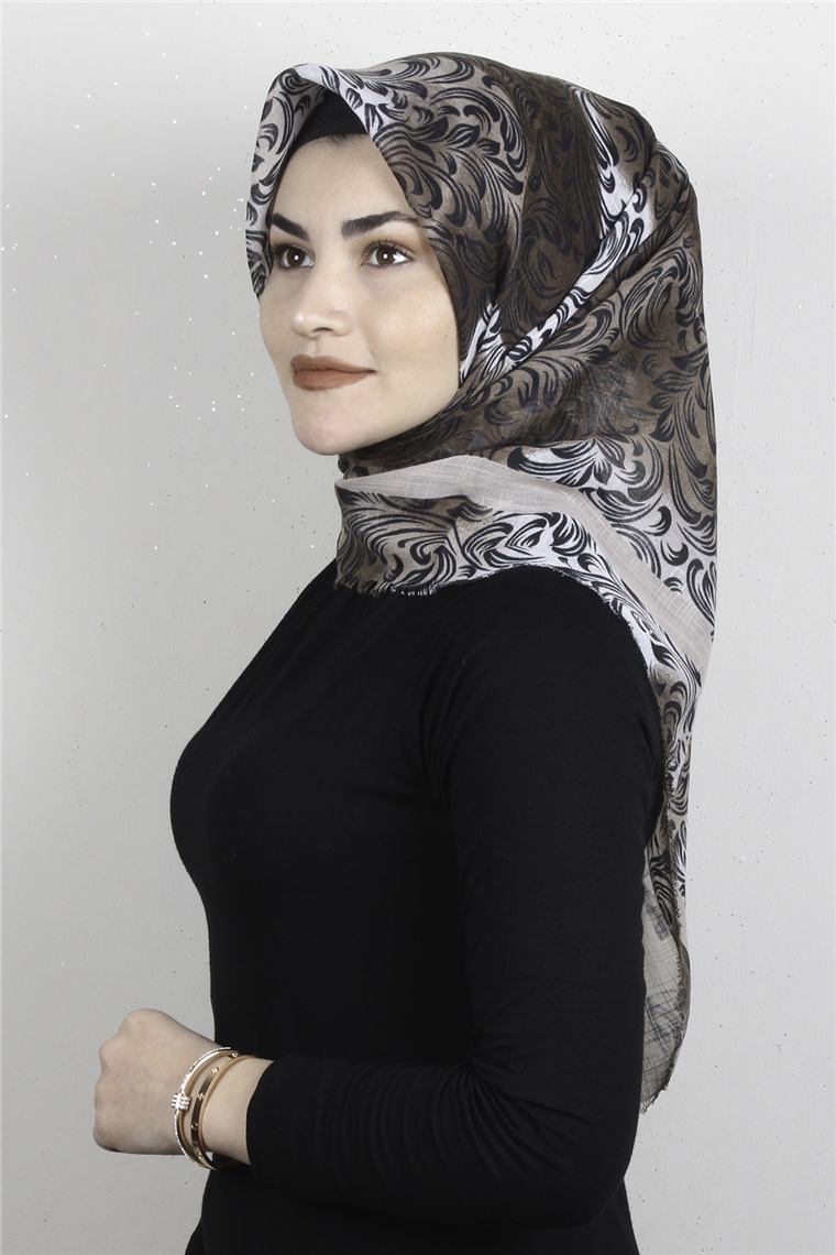 Pamuklu Trend Eşarp 9940-17 Siyah