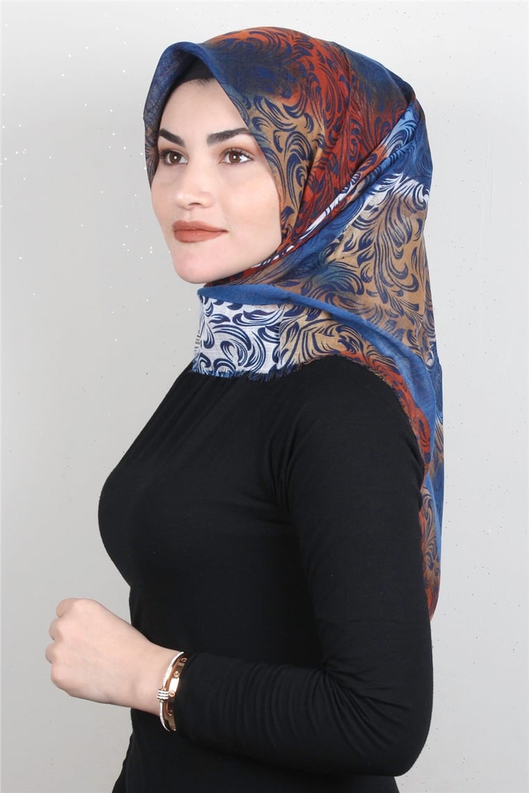 Pamuklu Trend Eşarp 9940-7 Mürdüö