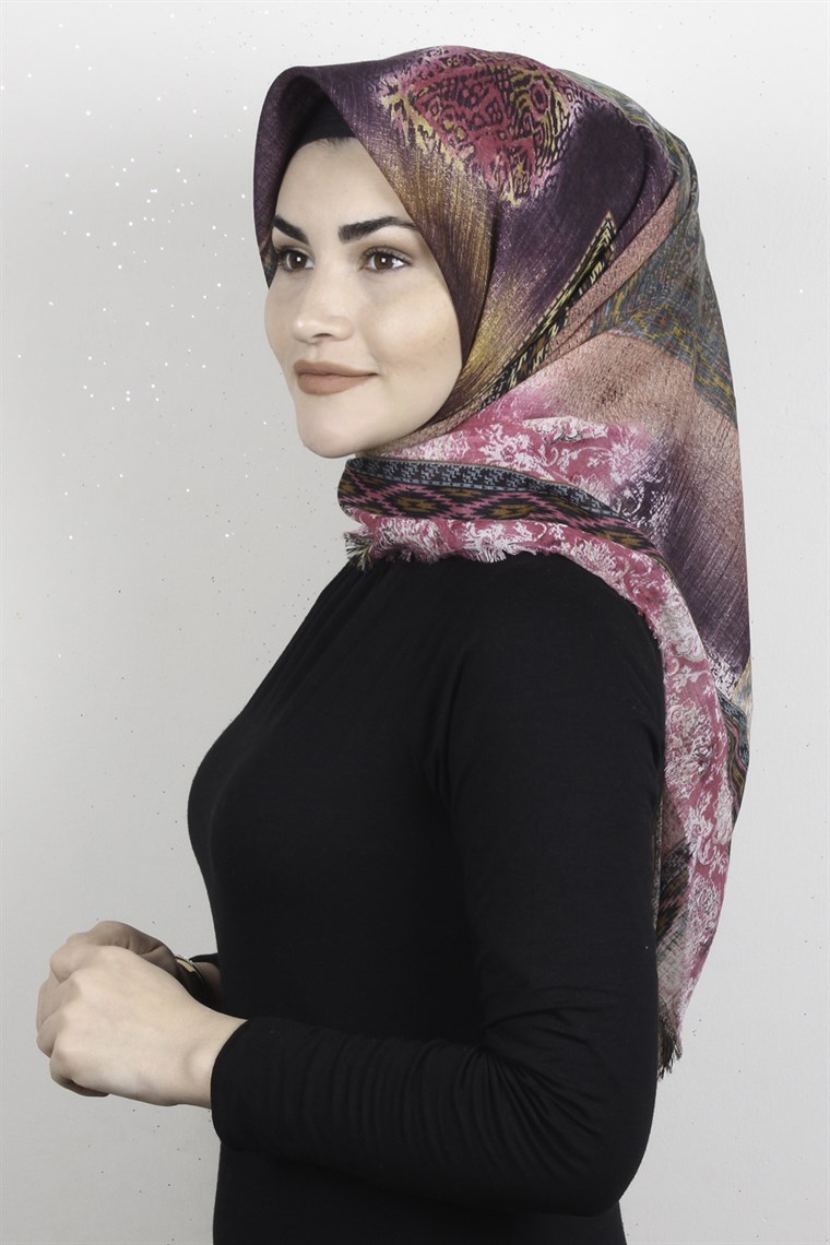 Pamuklu Trend Eşarp 9943-10 Pembe 