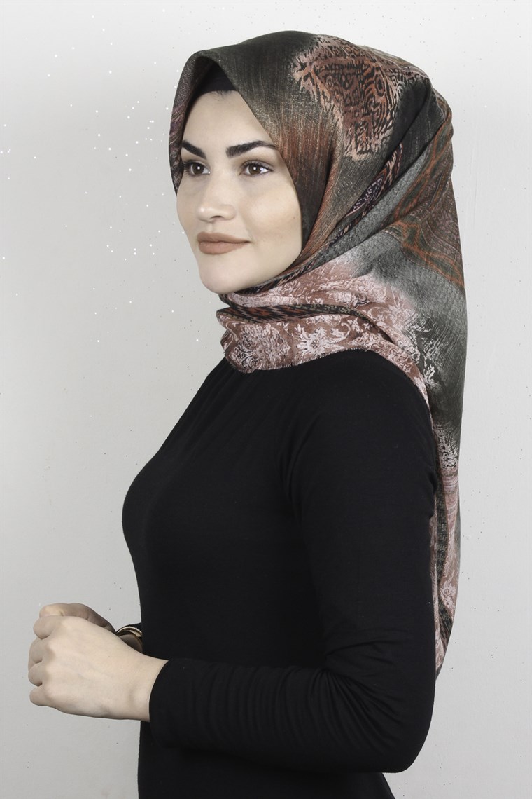 Pamuklu Trend Eşarp 9943-11 Yeşil