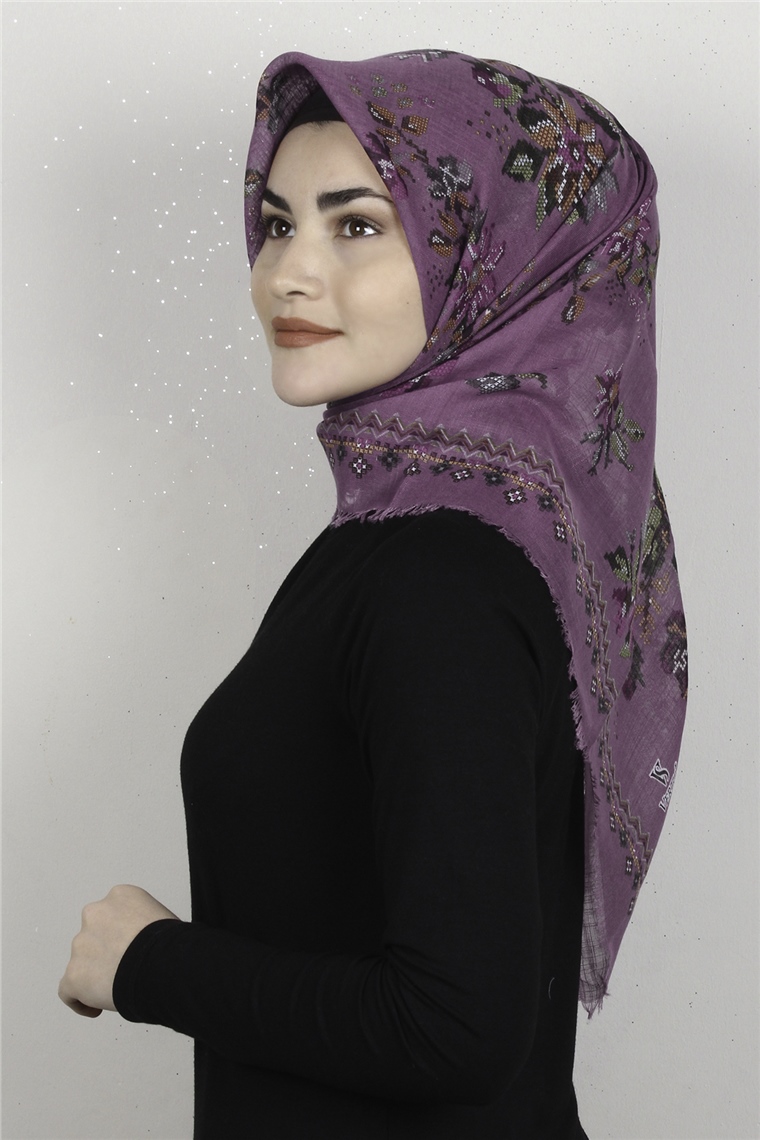 Pamuklu Trend Eşarp 9947-19 Pembe