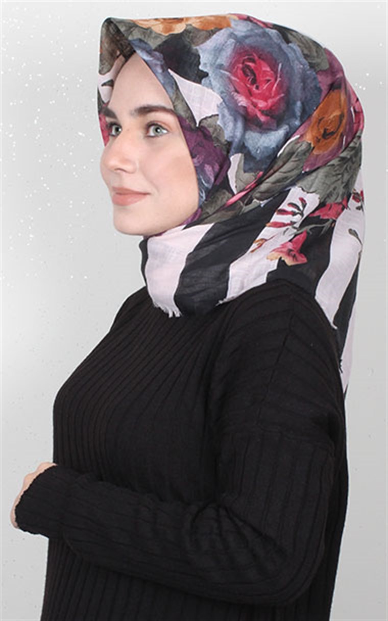 Pamuklu Trend Eşarp 9983-1