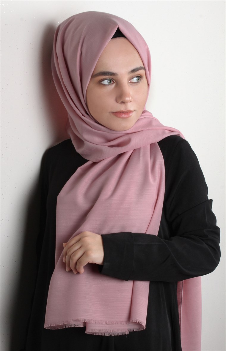 Pamuklu Twist Şal 1110-20 Pembe