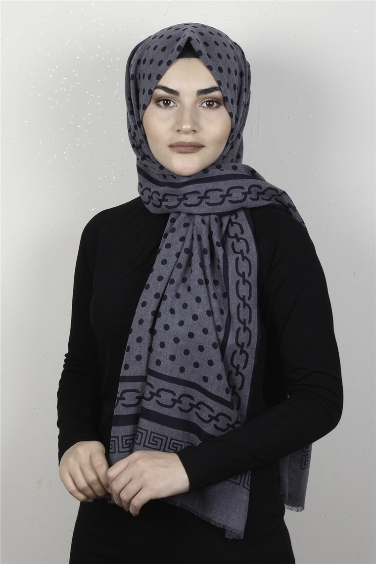 Pamuklu Twist Şal 1267-4