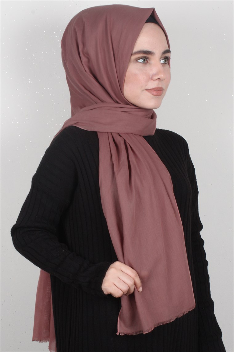 Pamuklu Twist Şal 1269-1 Kızıl Toprak