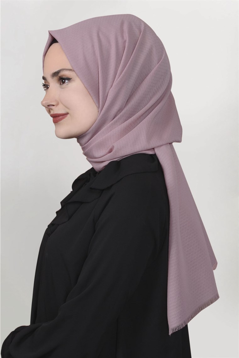 Pamuklu Twist Şal 1277-5 Pudra