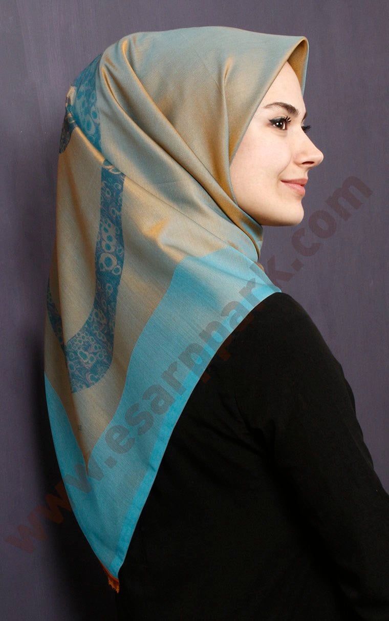 Pano desenli Eşarp 1315-15