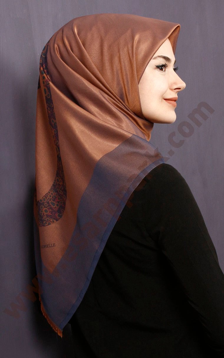 Pano Desenli Eşarp 1315-4