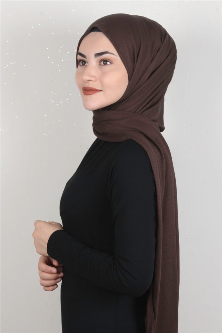 Penye Şal 2552-36 Acı Kahve