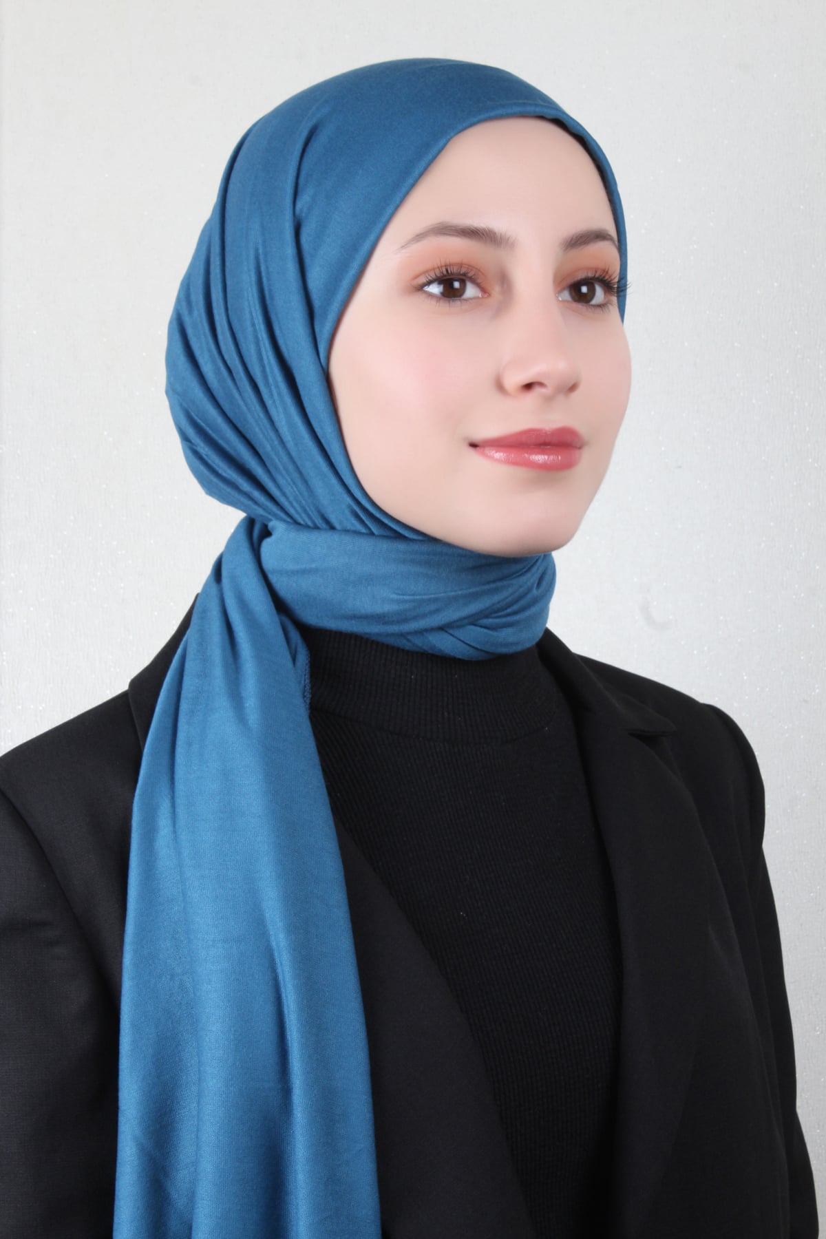 Penye Şal 2552-43 Petrol Mavisi