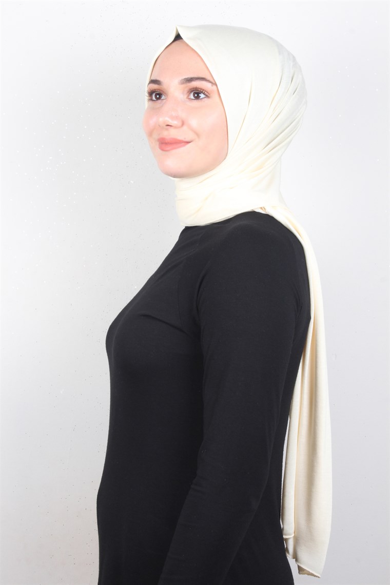 Penye Şal 2552-79 Krem