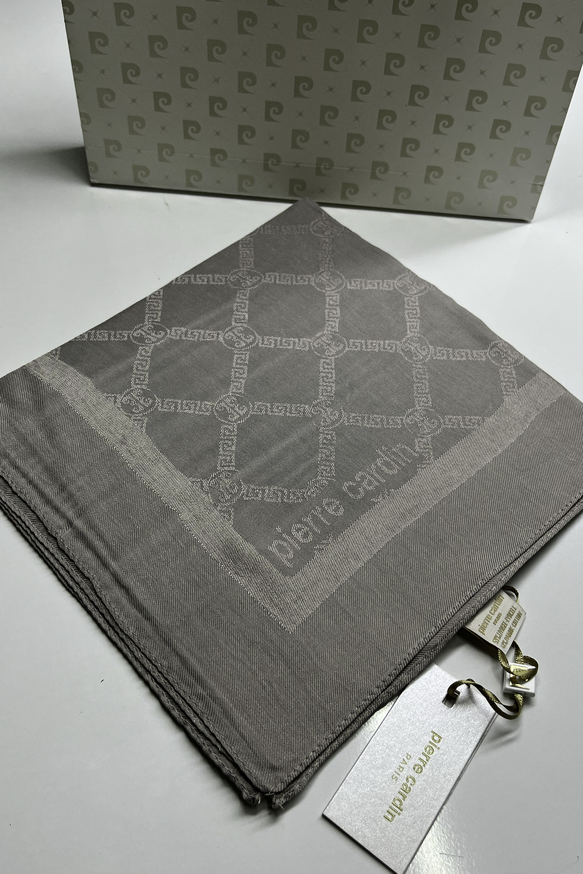 Pierre Cardin Monogram Pamuklu Eşarp 1080900-981