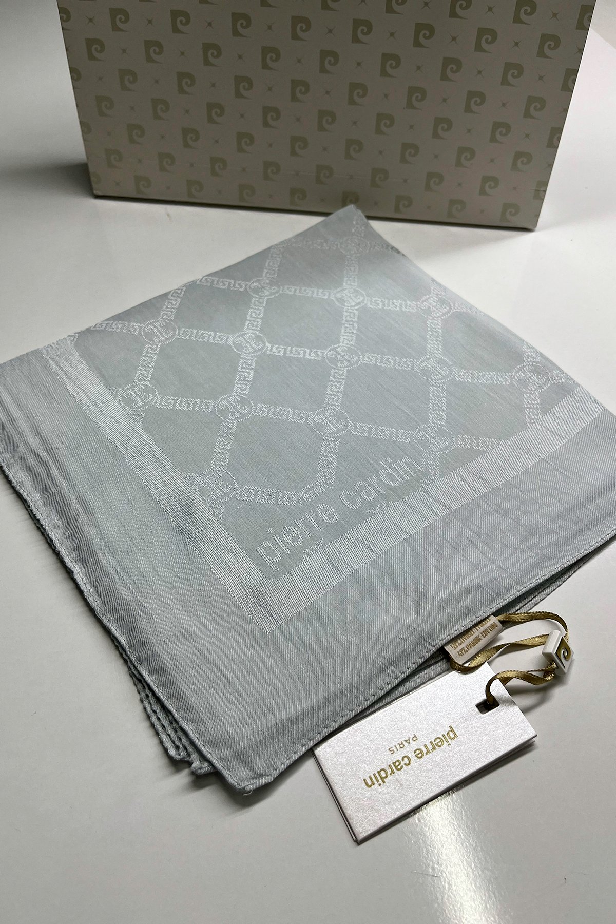 Pierre Cardin Monogram Pamuklu Eşarp 1080900-972