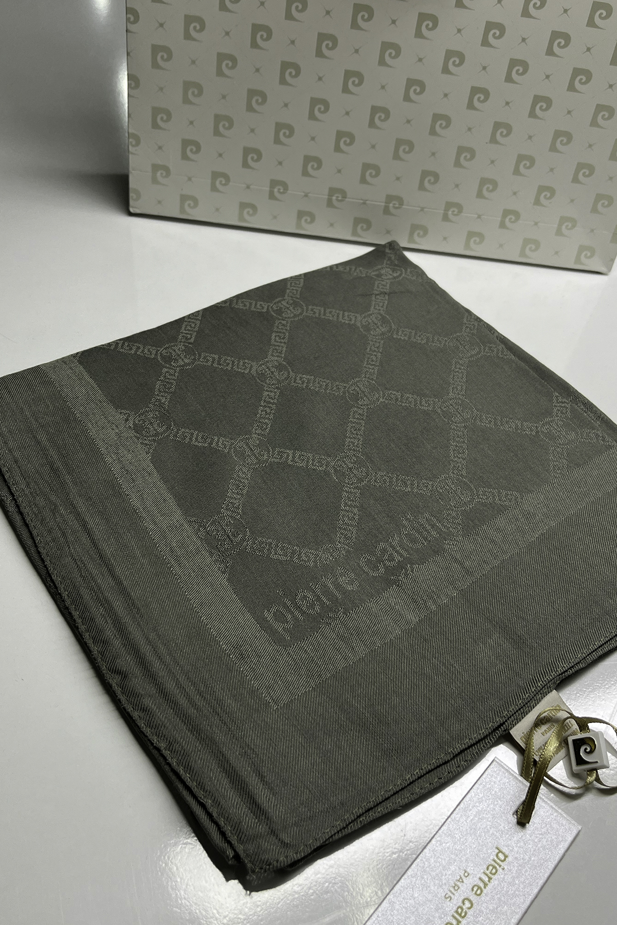 Pierre Cardin Monogram Pamuklu Eşarp 1080900-974