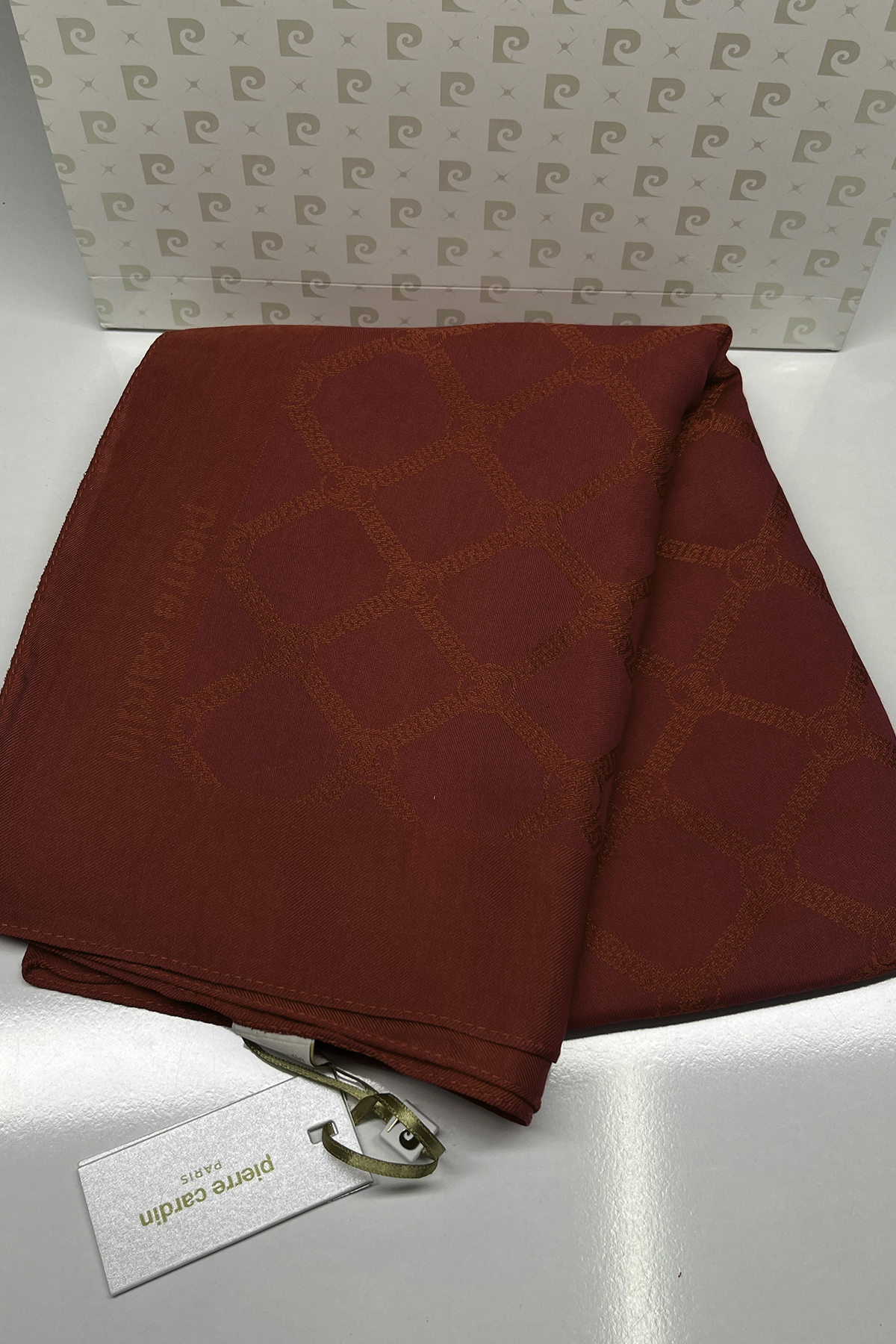 Pierre Cardin Monogram Pamuklu Şal  1080800-992