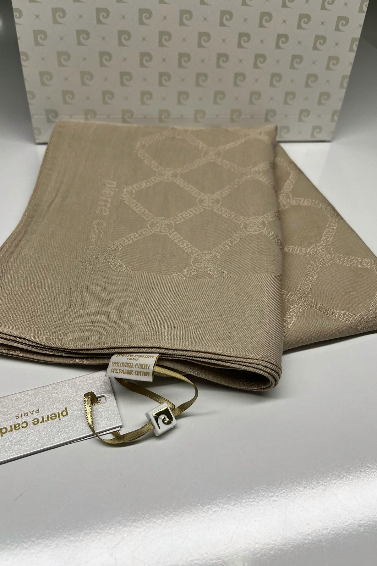 Pierre Cardin Monogram Pamuklu Şal  1080800-934