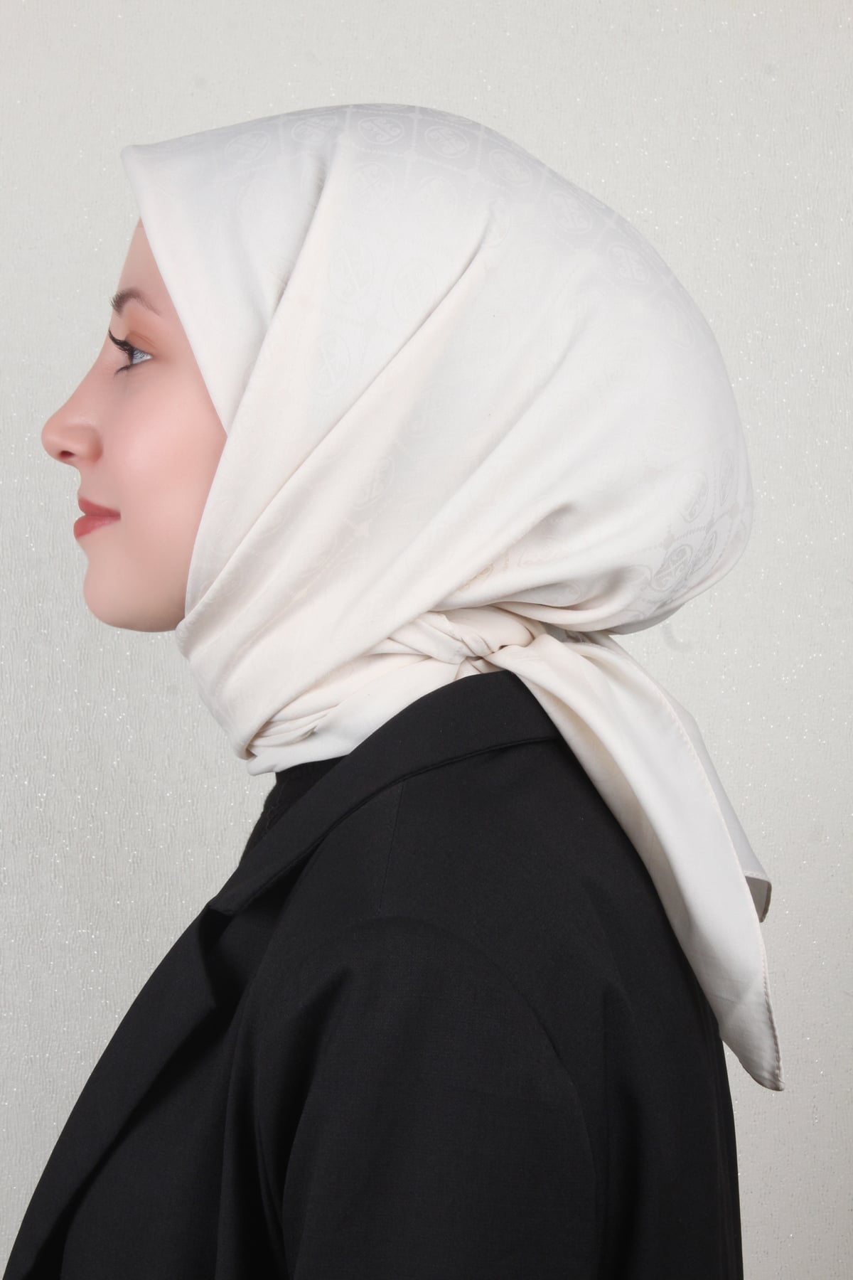 Pierre Cardin Pamuklu Eşarp 4105-12 Kemik